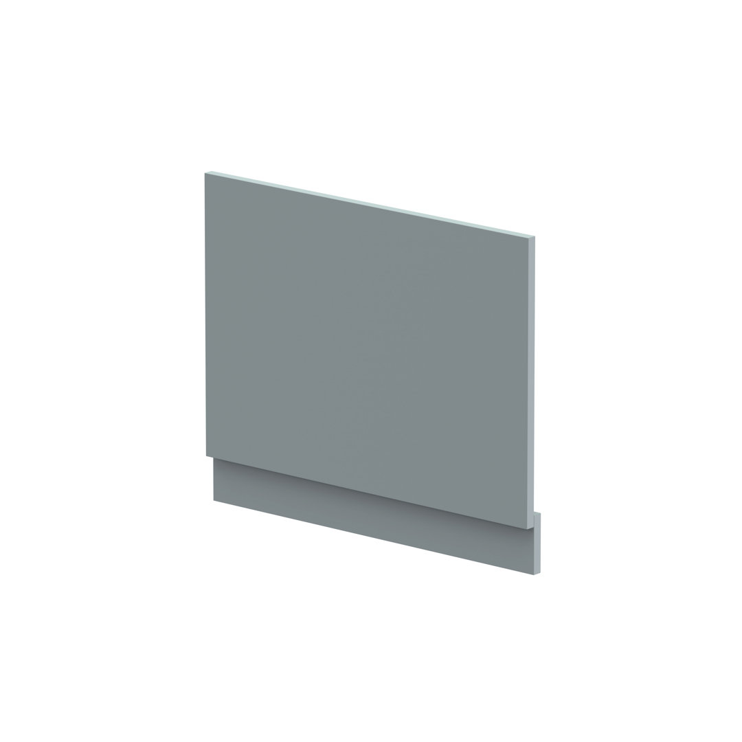 Nuie 700Mm Bath End Panel & Plinth Matt Coastal Grey